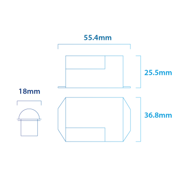 ATMOSS SENSOR MINI EMPOTRABLE