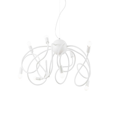 IDEAL LUX MULTIFLEX SP8 COLGANTE BLANCO