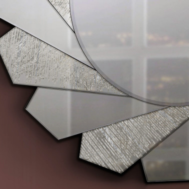 SCHULLER FLAVIA ESPEJO Ø100 CM PLATA