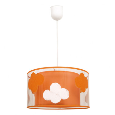 FABRILAMP NUBE colgante infantil naranja