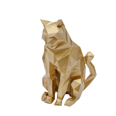 SCHULLER FUTURE CAT FIGURA GATO ORO