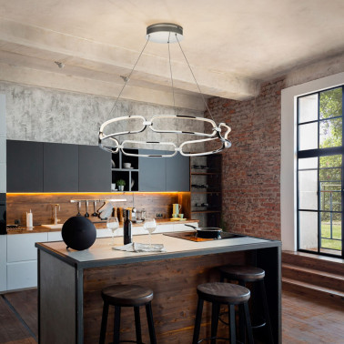 SCHULLER COLETTE 800 Colgante Cromo Dimable con Mando