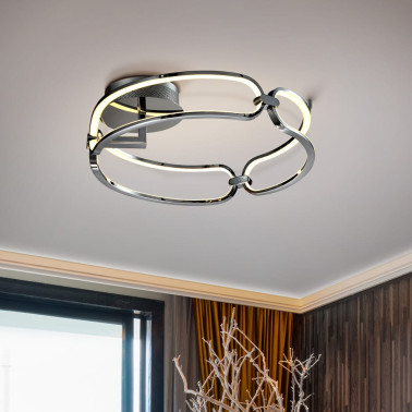 SCHULLER COLETTE 470 Plafón Cromo Dimable con Mando