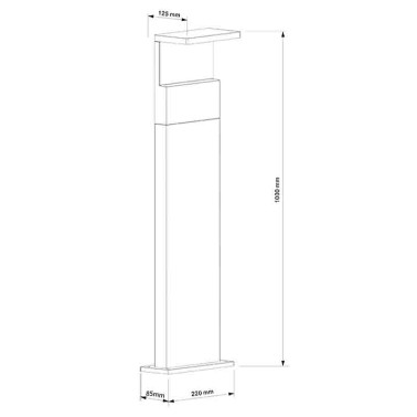 MANTRA RUKA Baliza madera 100cm