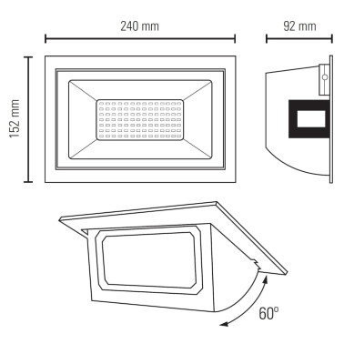 LIGHTED GOYA DOWNLIGHT LED 40W 4000K