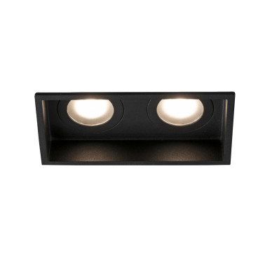 FARO HYDE SQ 2L IP44 Empotrable Negro