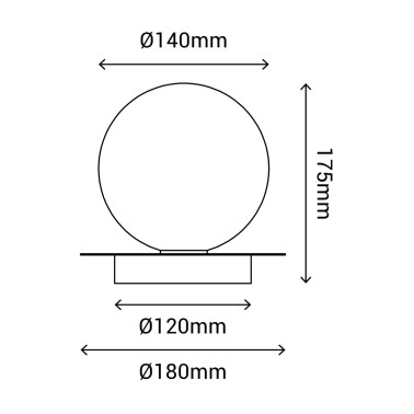 SULION MUSA Aplique De Pared Bronce