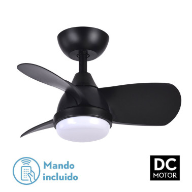 Fabrilamp Pirdo Ventilador De Techo Negro