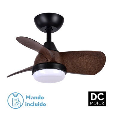 Fabrilamp Pirdo Ventilador De Techo Negro-Marrón