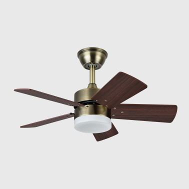 Ventilador con Luz de Techo de Cuero Marta