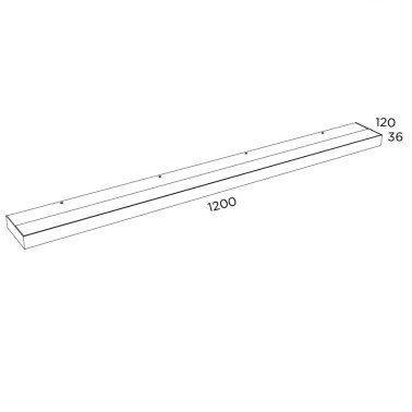 PUJOL IRIS APLIQUE 120CM