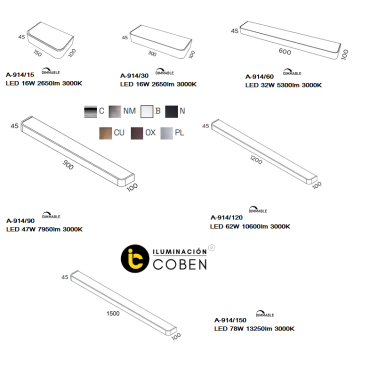 PUJOL ARCOS APLIQUE LED DIMMABLE