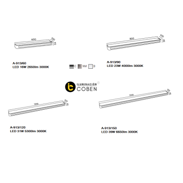 PUJOL ARCOS 913 APLIQUE LED