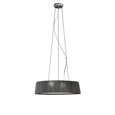 OLE LIGHTING DRUM Lámpara colgante cuerda Ø60cm