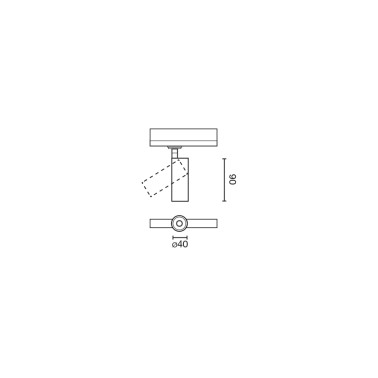 FARO FOST TRACK Ø40 23º 3000K CRI90 Blanco