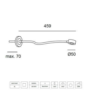 LEDSC4 LINK Recessed Negro