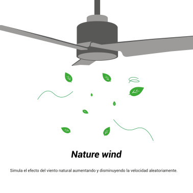 SULION IVY Ventilador de Techo Blanco IP44
