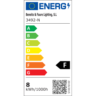 BENEITO FAURE SYSTEM DIMMABLE 8W GU10 2700K