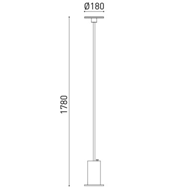 ARKOSLIGHT UP Lámpara de Pie Negro 2700K