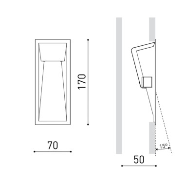 ARKOSLIGHT WALLY Bañador de Suelo Negro 3000K