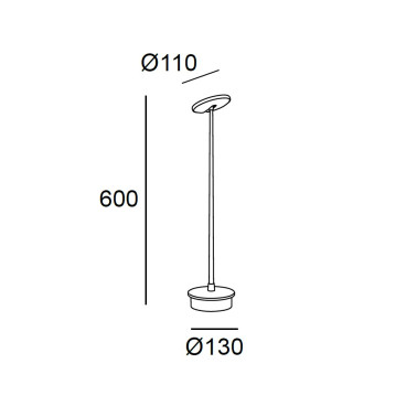 LEDSC4 Invisible 600 Baliza Negra