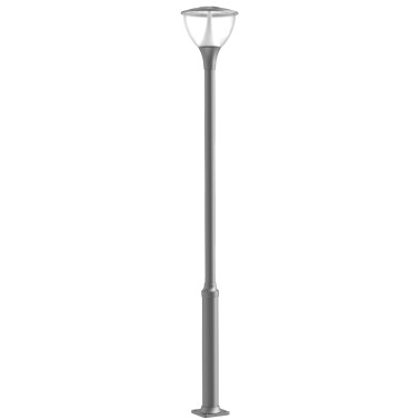 IBERLAMP INKA Farola Antracita 2,6m