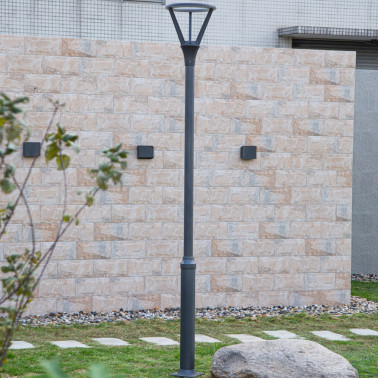 IBERLAMP ATENEA Farola Antracita 2,6m