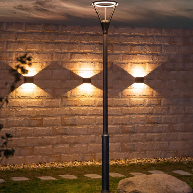 IBERLAMP ATENEA Farola Antracita 2,6m