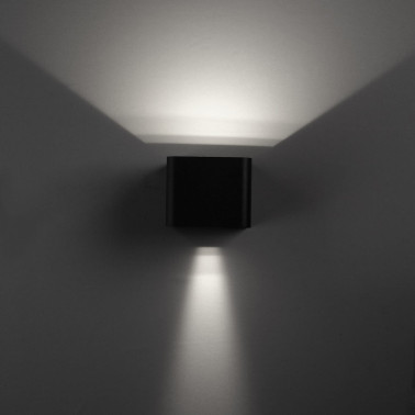 LEDSC4 WILSON Square Aplique Gris Oscuro