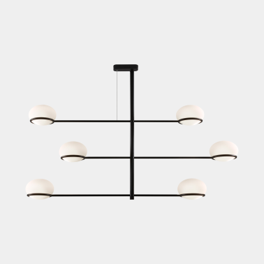 LEDSC4 COCO Chandelier Colgante Negro