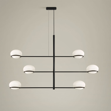 LEDSC4 COCO Chandelier Colgante Negro