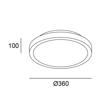 LEDSC4 BASIC 360 Led Gris