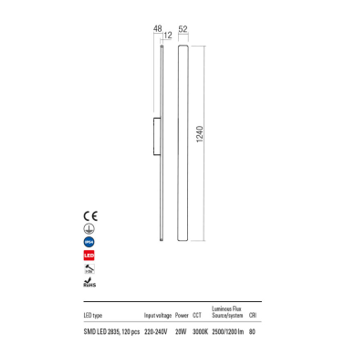 REDO REFLEX Aplique blanco H124