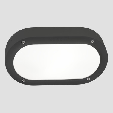 LEDSC4 BASIC OVAL Aplique Gris Urbano