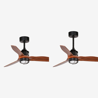 FARO JUST FAN XS DC LED Ventilador de techo negro/madera