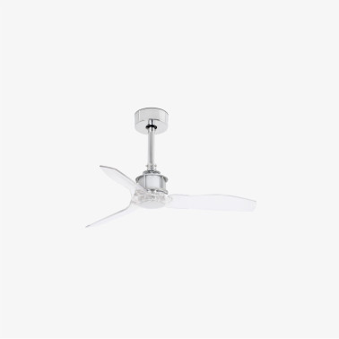 FARO JUST FAN XS DC Ventilador de techo cromo