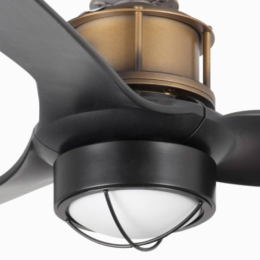 FARO JUST FAN XS DC LED Ventilador oro viejo/negro