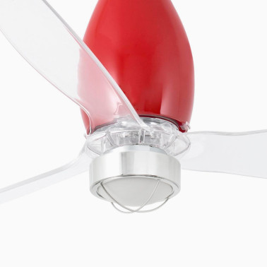 FARO ETERFAN M DC LED Ventilador de techo rojo brillo