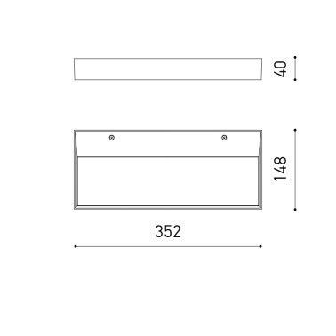 ARKOSLIGHT REC Aplique Blanco 4000K