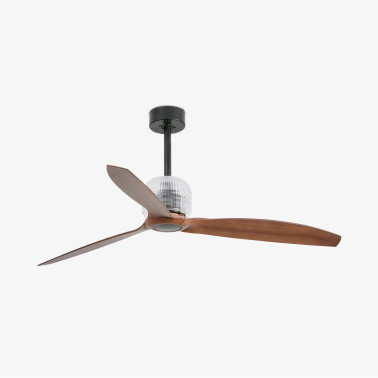 FARO DECO FAN M DC Ventilador de techo negro mate