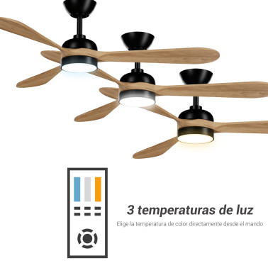 SULION TONDA Ventilador de Techo Negro