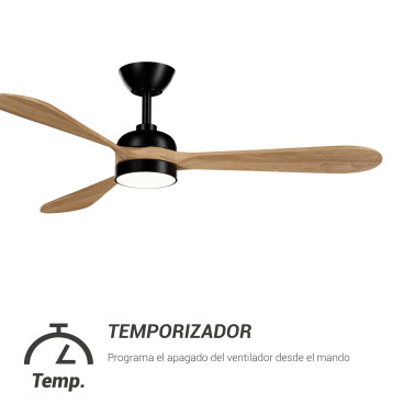 SULION TONDA Ventilador de Techo Negro