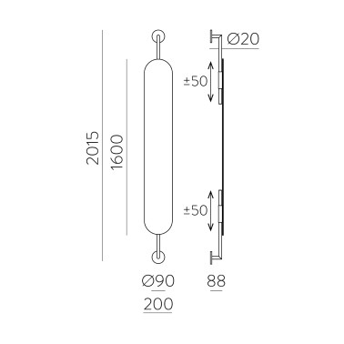 ACB ESTELA WALL ESPEJO 160 cm