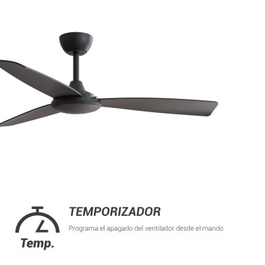 SULION LIA Ventilador de Techo Negro