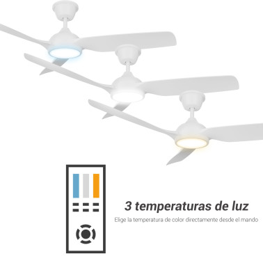 SULION DANA Ventilador Blanco de Exterior