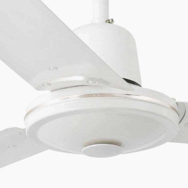 FARO ECO INDUS M Ventilador de techo sin luz blanco