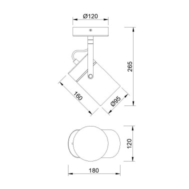 MANTRA ARUBA Foco Orientable