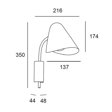 LEDSC4 ORGANIC Aplique de Pared