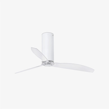 FARO TUBE FAN M DC Ventilador sin luz blanco brillo