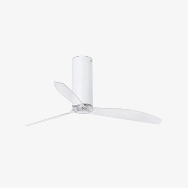 FARO TUBE FAN M DC Ventilador sin luz blanco mate